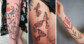 Artystka tworzy botaniczne tatuaże, dzięki którym klienci niemal czują na skórze oddech przyrody