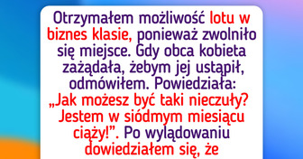 Odmówiłem ustąpienia miejsca w biznes klasie kobiecie w ciąży
