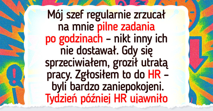 „Pilne” zadania po pracy? Tak ujawniłem manipulacje szefa