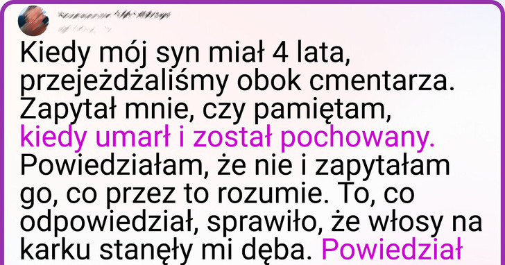 14 dzieci, które mają mrożące krew w żyłach wspomnienia z przeszłości