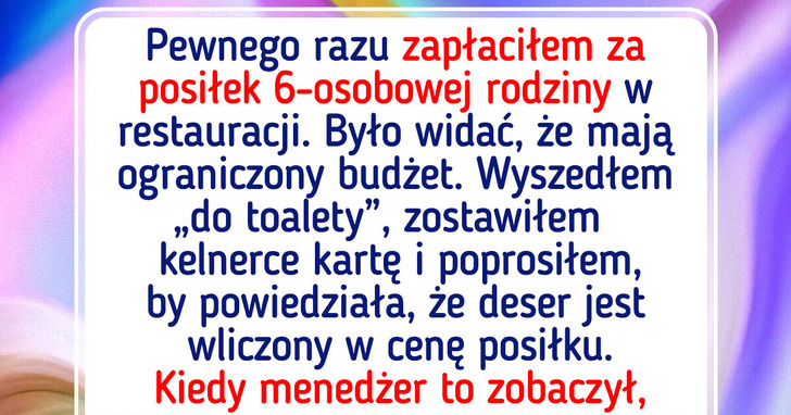 12 wzruszających historii, które przywracają wiarę w ludzi