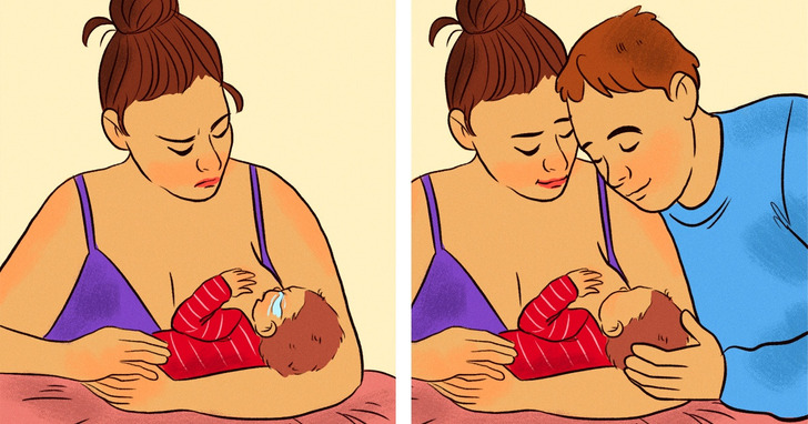 10 wad i zalet obecności mężczyzny przy porodzie