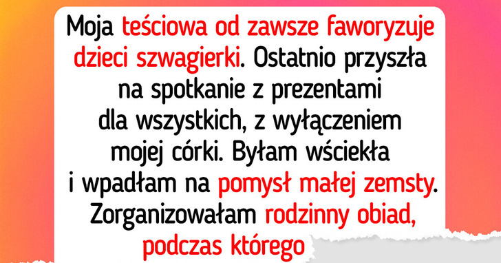 Nie mogłam już patrzeć, jak teściowa pomija moją córkę — postanowiłam działać