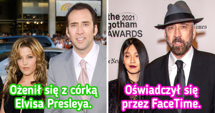 "Wiem, iż pięć to dużo", czyli historia Nicolasa Cage’a, który po 4 rozwodach wreszcie znalazł prawdziwą miłość