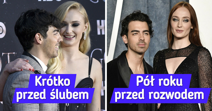 Porównaliśmy zdjęcia 18 słynnych par na początku ich związku i niedługo przed rozstaniem