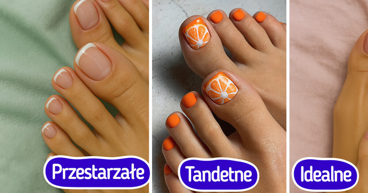 8 pięknych stylizacji pedicure na sierpień
