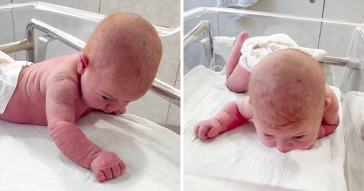 3-dniowy noworodek niespodziewanie RACZKUJE, podnosi głowę i zaczyna mówić