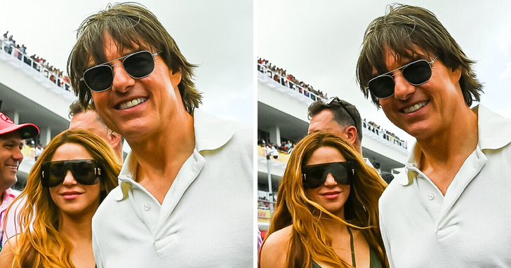 Tom Cruise spędza czas z Shakirą podsycając plotki, iż jest nią zainteresowany.