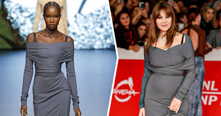 17 przykładów, które pokazują różnicę pomiędzy tym, jak wygląda strój na modelce, a jak na noszącej go gwieździe