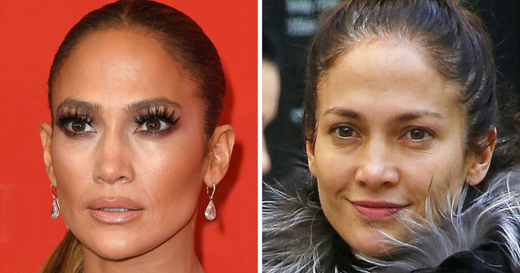 16 gwiazd, które pokazały się bez makijażu