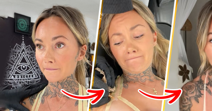 Kobieta wytatuowała sobie linie bikini, by wyglądać na opaloną, ale jest w tym pewien haczyk