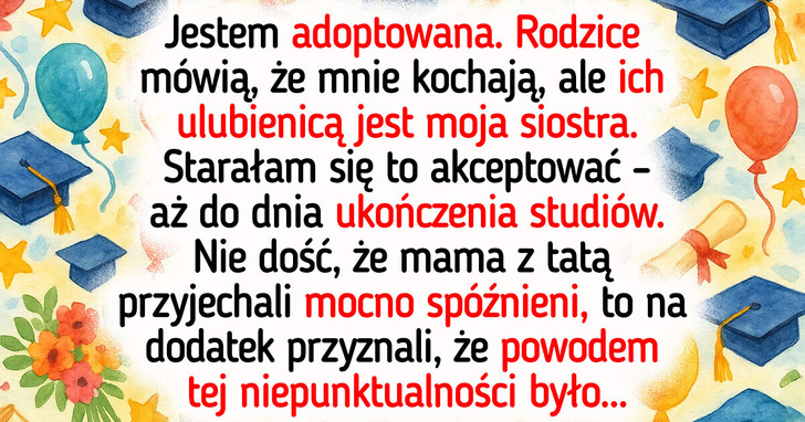 Rodzina miała w nosie moje zakończenie szkoły i wybrała moją siostrę — zawsze liczy się tylko ona