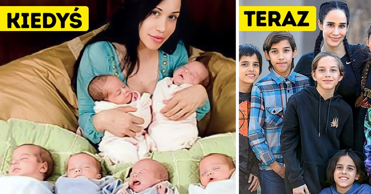 Ta niesamowita mama miała 6 dzieci, ale chciała mieć jeszcze więcej, więc urodziła ośmioraczki i teraz samotnie wychowuje 14 dzieci