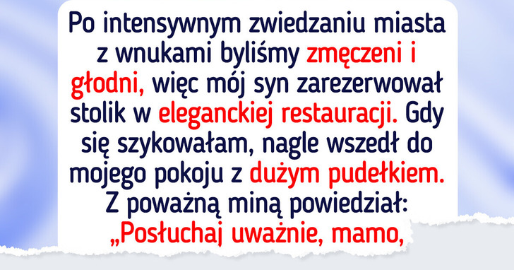 Syn potwornie mnie upokorzył i rodzinne wakacje nagle dobiegły dla mnie końca