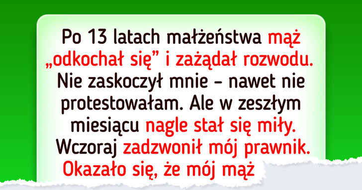 Nie zamierzam być planem awaryjnym mojego męża — jestem człowiekiem, a nie bankiem