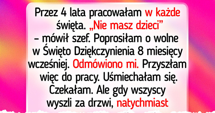 Nie zgodziłam się pracować w święta — bezdzietność to nie powód do wykorzystywania