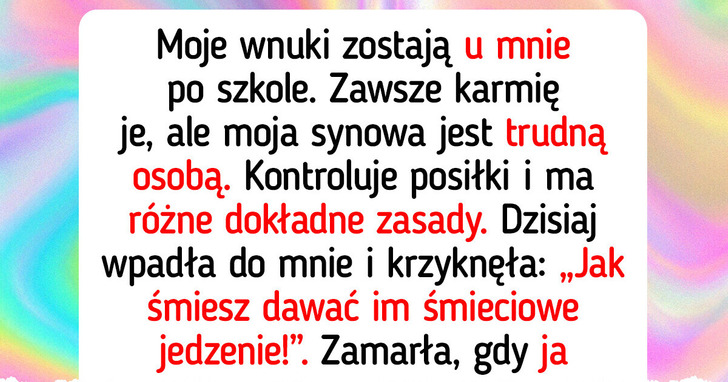 Synowa chce zrobić ze mnie zawsze uległą kucharkę, a ja nie mogę się na to zgodzić