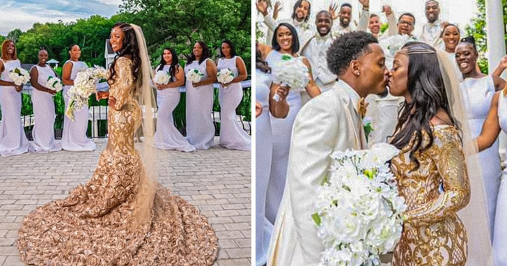 16 panien młodych, które wybrały bardzo oryginalne suknie ślubne