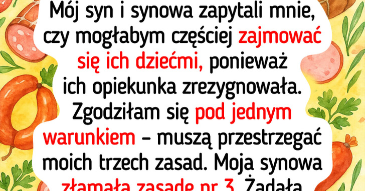 Chętnie zajmuję się wnukami, ale mam 3 niepodważalne zasady