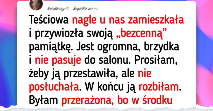 Specjalnie zniszczyłam lampę teściowej — to się źle skończyło