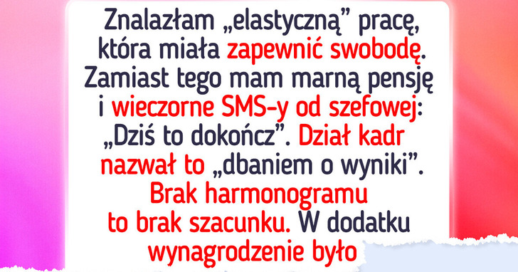 Wybrałam „elastyczną” pracę — dostałam niską płacę i brak szacunku
