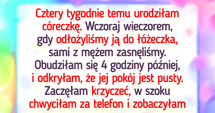 Obudziłam się, a mojego dziecka nie było — wtedy zobaczyłam wiadomość, która zmieniła wszystko