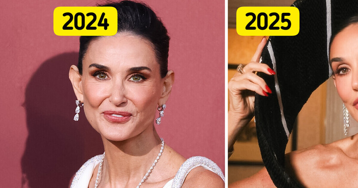 Demi Moore ubrała się w sam „krawat” na Met Galę 2025 — jedna rzecz przykuwa uwagę wszystkich