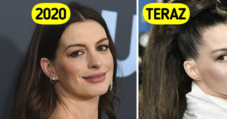 42-letnia Anne Hathaway błyszczy, ale to jej nowy wygląd skradł show