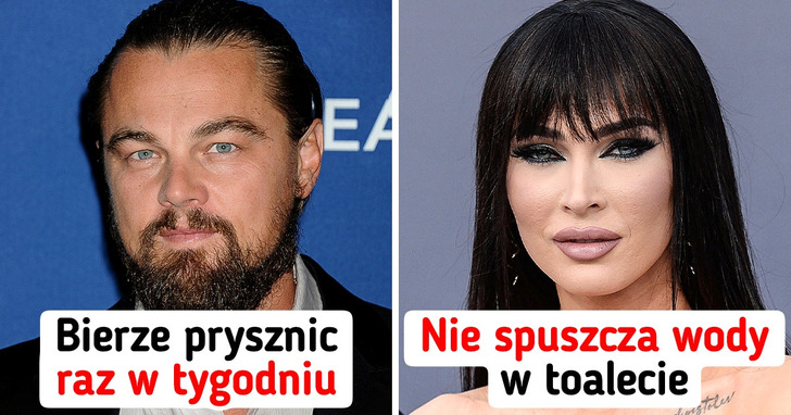 10 celebrytów i ich zdumiewające nawyki higieniczne