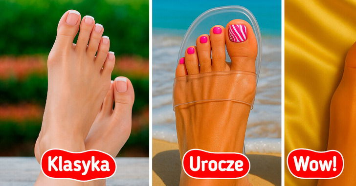 8 uroczych pomysłów na pedicure na lato