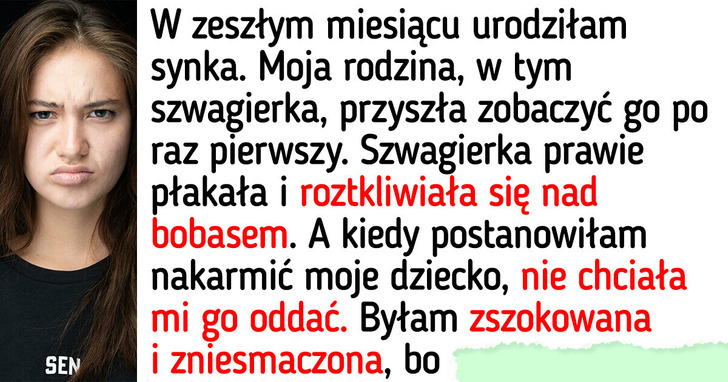 Zabroniłam szwagierce kontaktów z moim dzieckiem po tym, jak zrobiła sobie przerażający żart