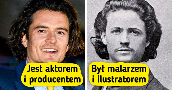 10 znanych osób, które wyglądają jak bliźniacy znanych postaci historycznych