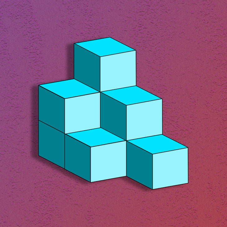 More cubes. Куб на котором сидят. Головоломка сколько кубиков. Кубы на заставку. Сколько кубиков вы видите.