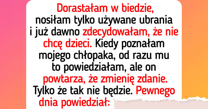 Chłopak chce, żebym została matką, ale ja nie porzucę bezdzietnego stylu życia