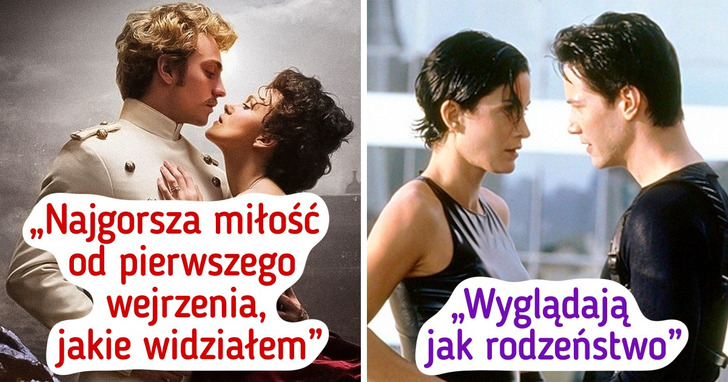 10 ekranowych par, między którymi nie było chemii mimo wielu starań