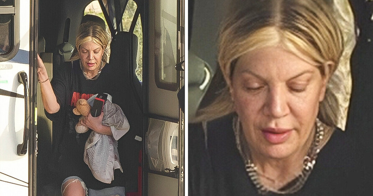 Dlaczego Tori Spelling musi mieszkać z dziećmi w tanich motelach i kamperach