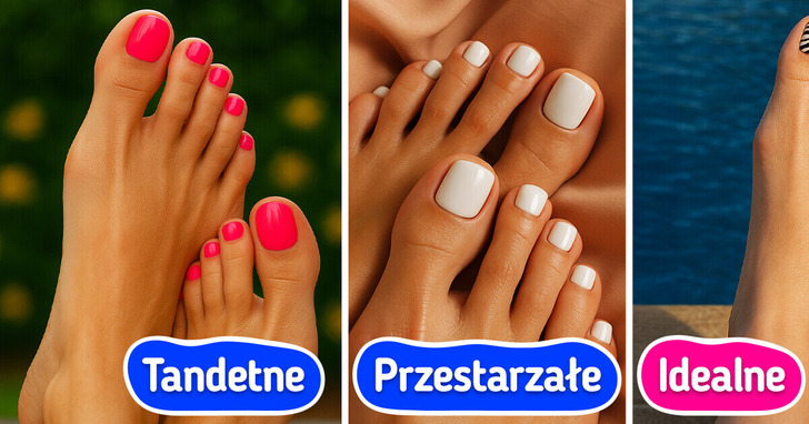 10 letnich wzorów na idealny pedicure w lipcu
