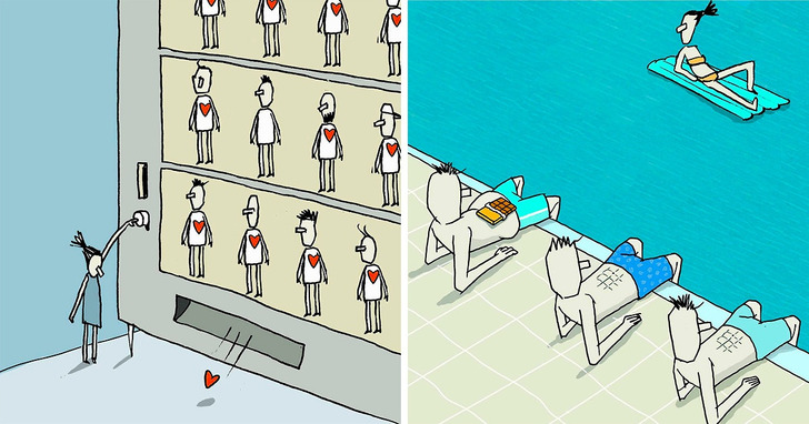 Artysta rysuje komiksy, które obnażają prawdę o współczesnym świecie