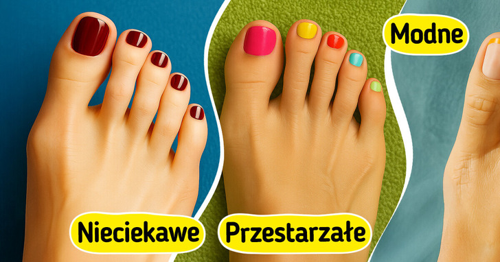 11 klasycznych stylów pedicure, które oficjalnie wyszły z mody