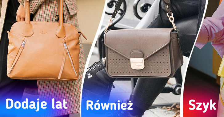 9 modeli torebek, które wyszły już z mody i dodają lat