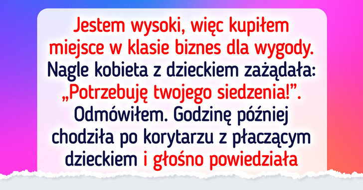 Jedno „nie” na pokładzie samolotu sprawiło, iż wszyscy zwrócili się przeciwko mnie