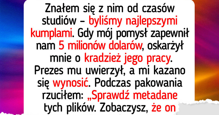 Kolega z pracy chciał mnie ośmieszyć, ale to ja wygrałem — aż wtrącił się dział HR