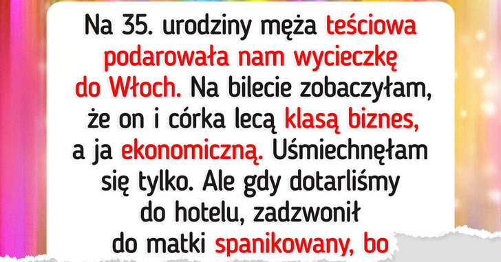Teściowa mnie upokorzyła, a mąż tylko patrzył