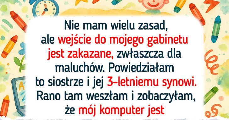 Zakaz wstępu dla siostry i jej dzieci — w moim domu rządzę ja