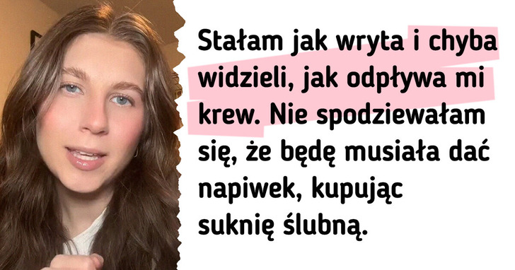 Kobieta odmawia zostawienia 10% napiwku w sklepie z sukniami ślubnymi i wywołuje burzliwą dyskusję w sieci
