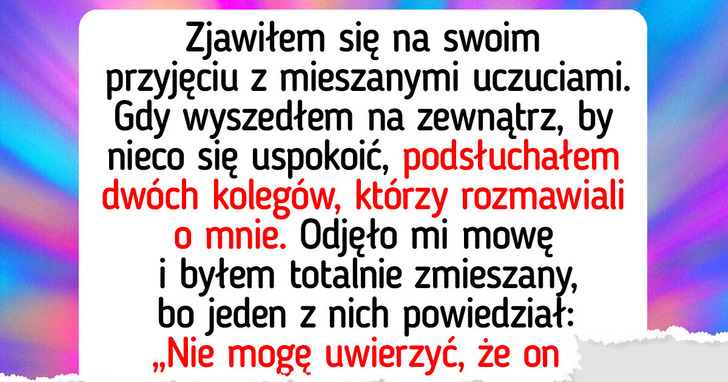 Moje przyjęcie emerytalne zaczęło się pięknie, ale potem prawda wyszła na jaw