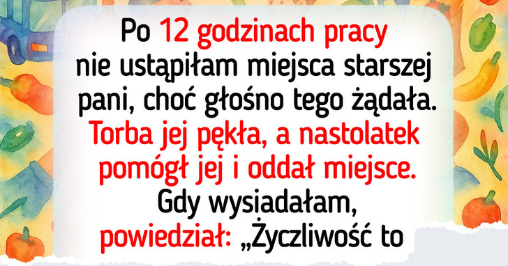 Nie ustąpiłam miejsca starszej pani — i dobrze zrobiłam