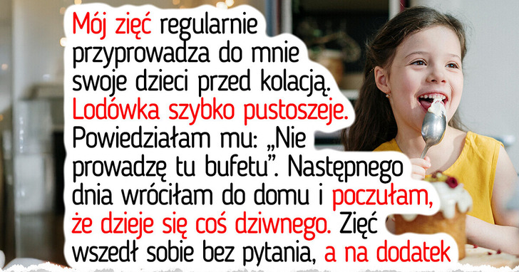 Koniec tego: nie będę płacić za każdy posiłek dzieci mojego zięcia. Wziął to zbyt osobiście