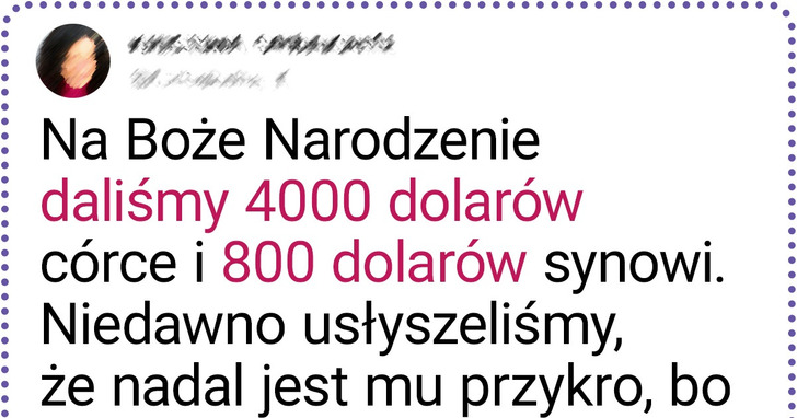 Dałem córce droższy prezent niż synowi i zastanawiam się, czy zrobiłem coś złego