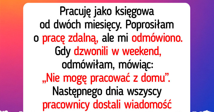 Przestałam odbierać służbowe telefony w weekendy — teraz firma zmienia swoją politykę
